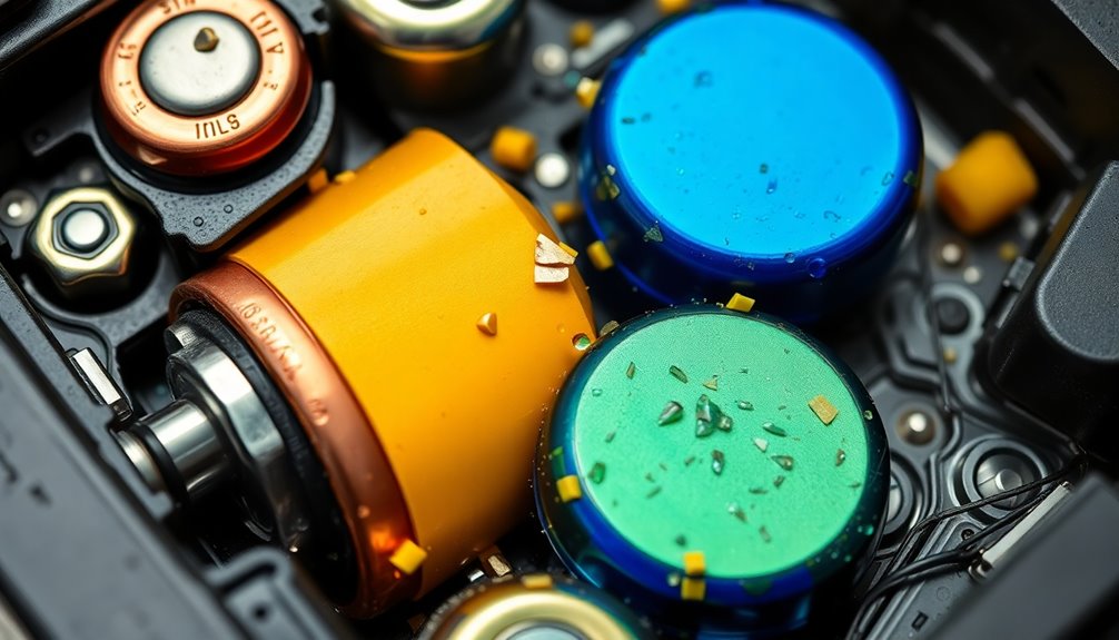 batteries contain diverse materials