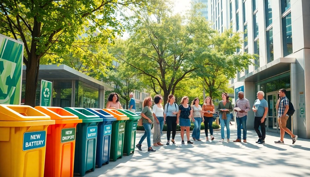 battery recycling drop off sites