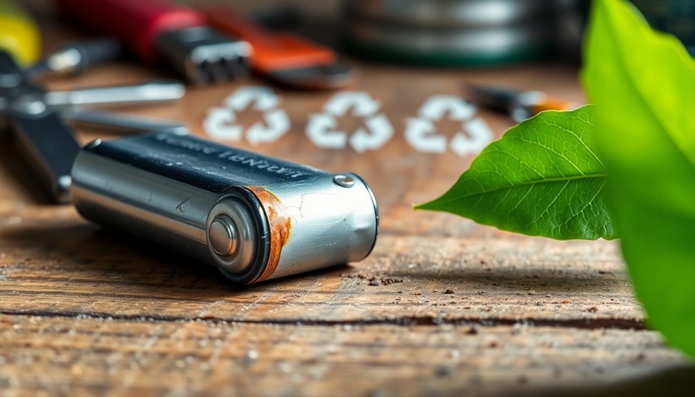 battery recycling warning signs