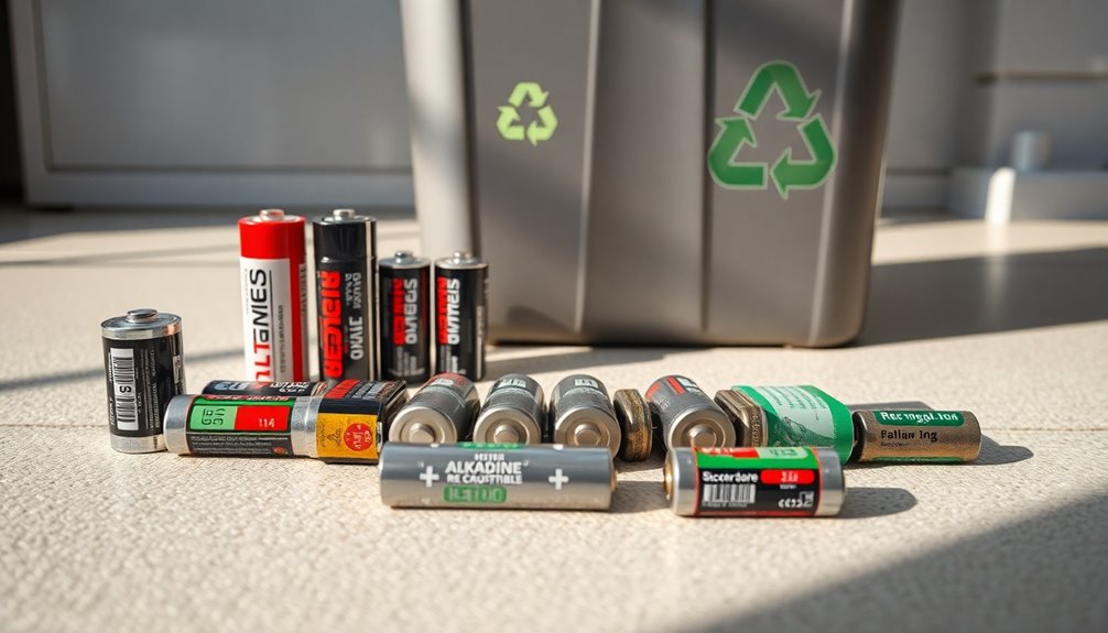 different kinds of batteries