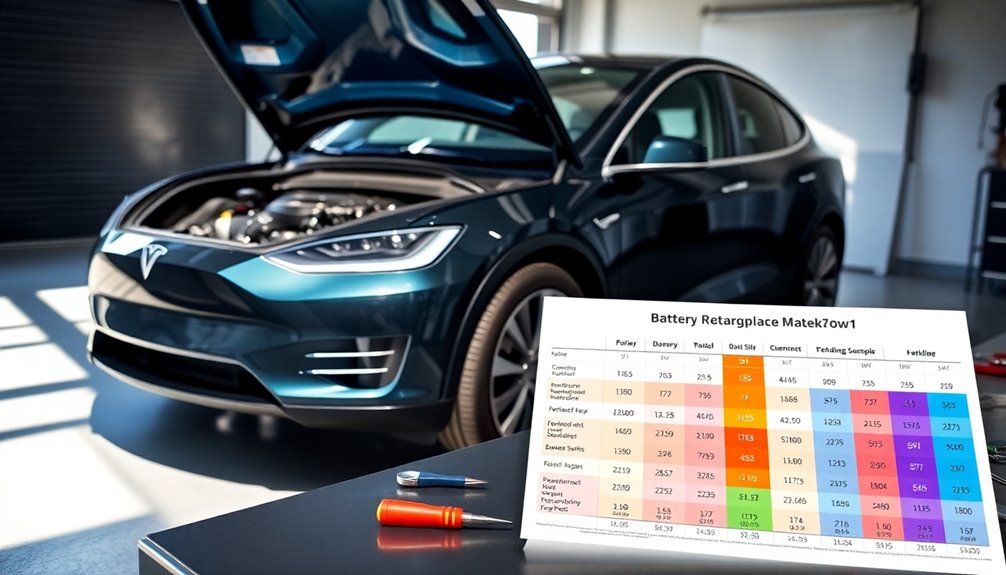 model x battery costs