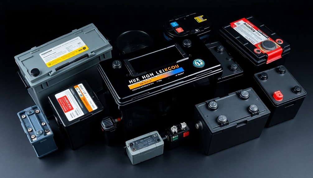 types of common batteries