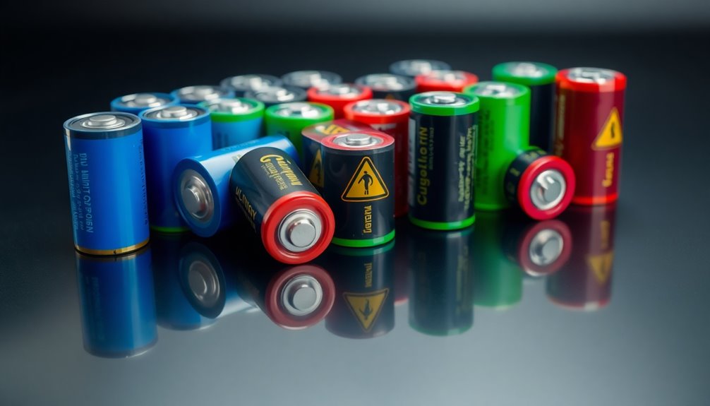 varieties of lithium batteries