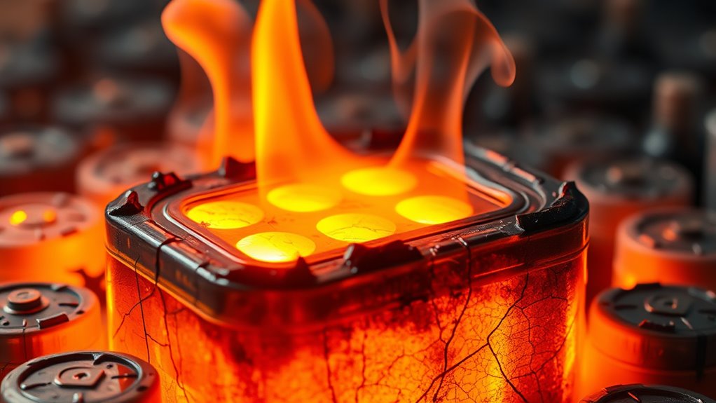 battery cell thermal explosion