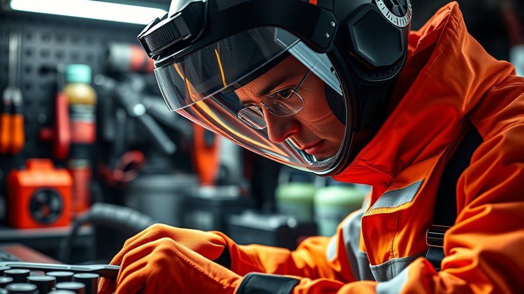 battery safety protective gear
