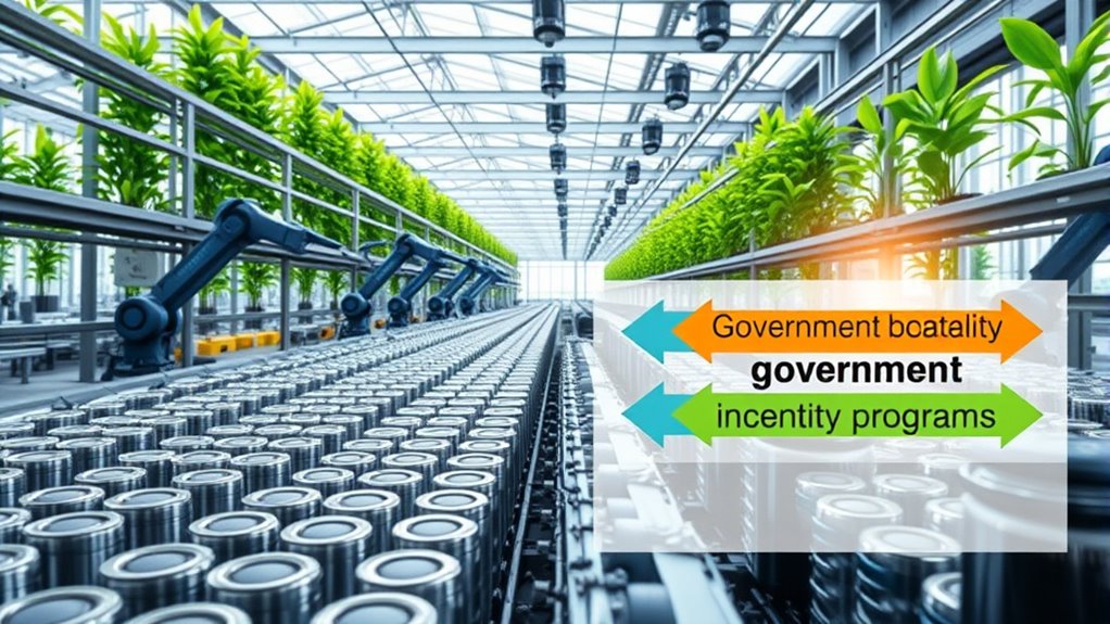 battery sector government incentives