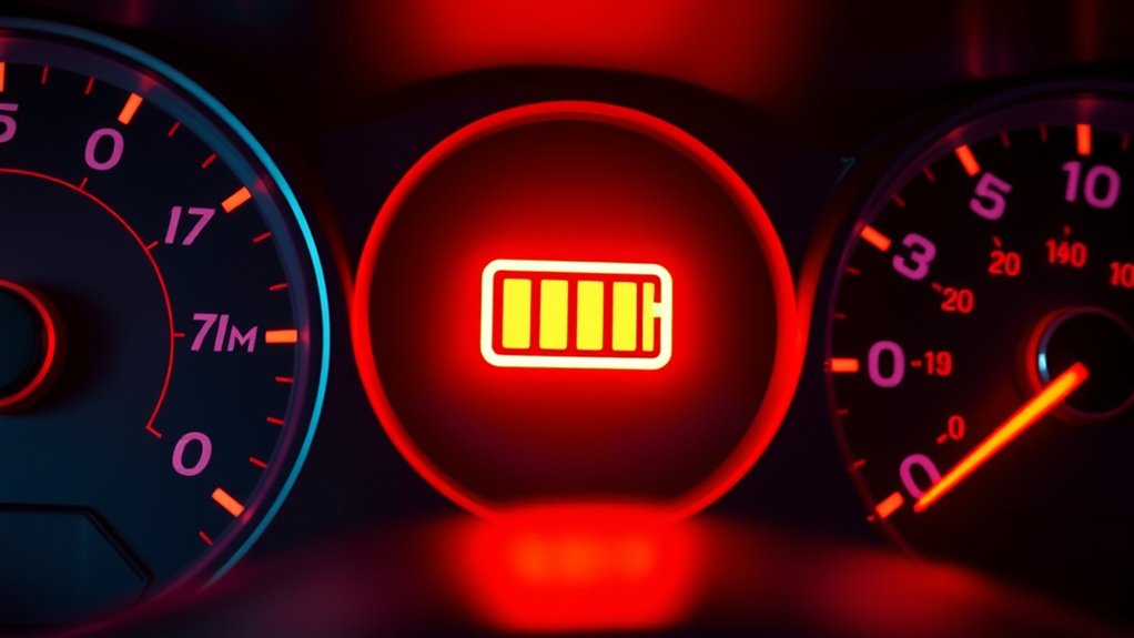 check battery warning light