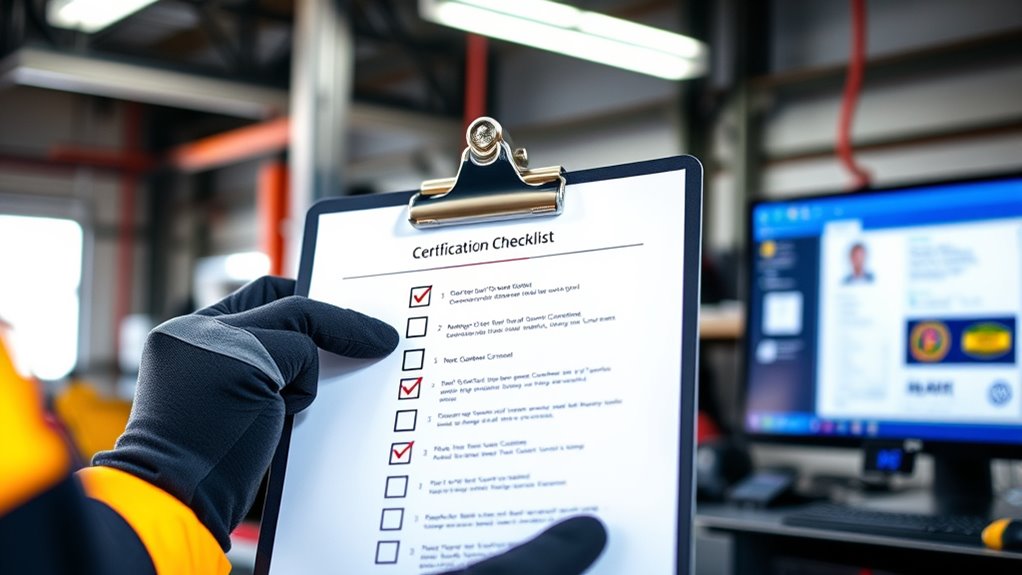 verify technician certification credentials