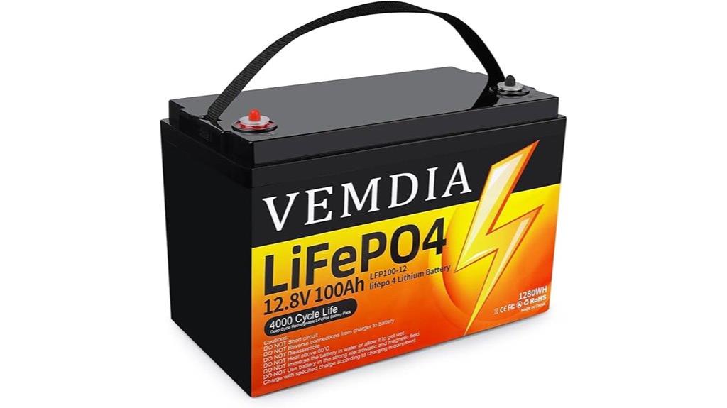 12v 100ah lithium battery