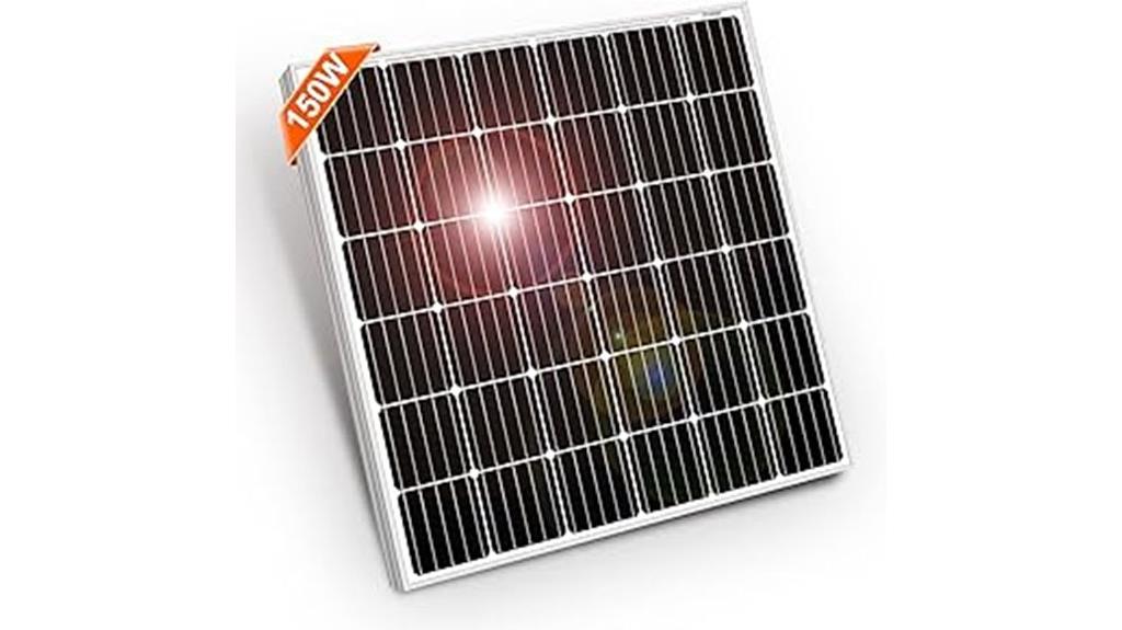 150w monocrystalline solar panel