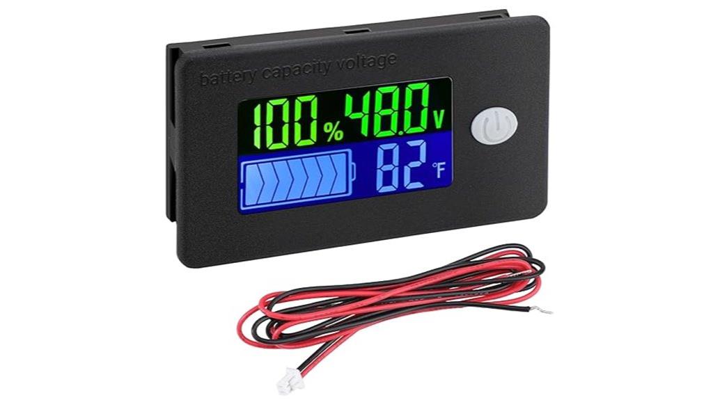 48v battery meter display