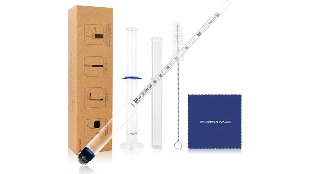 alcohol testing kit with jar