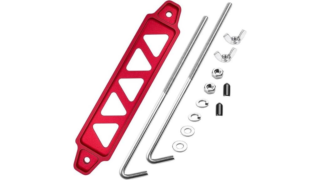 aluminum bracket with bolts