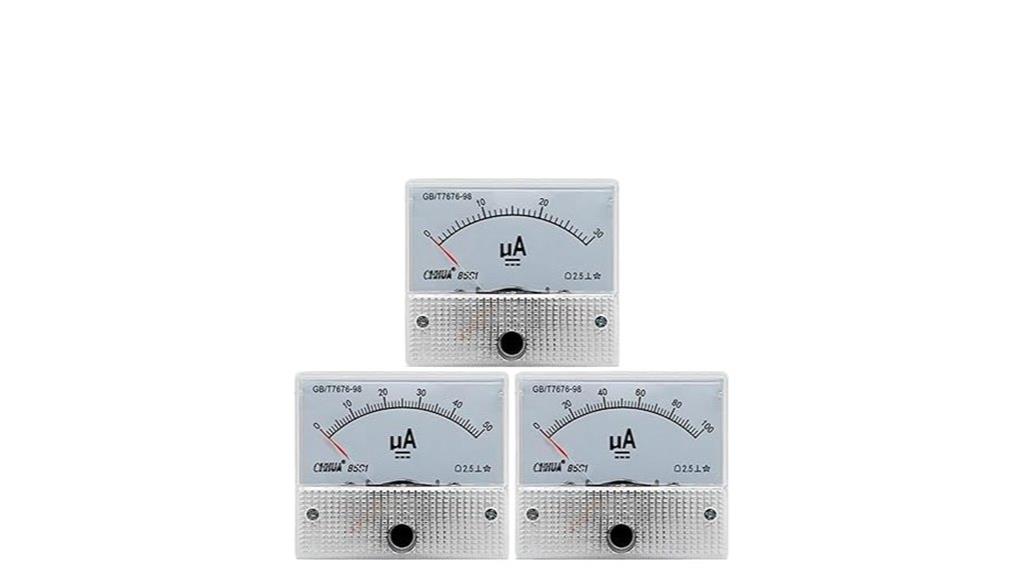 analog microamps amp meter