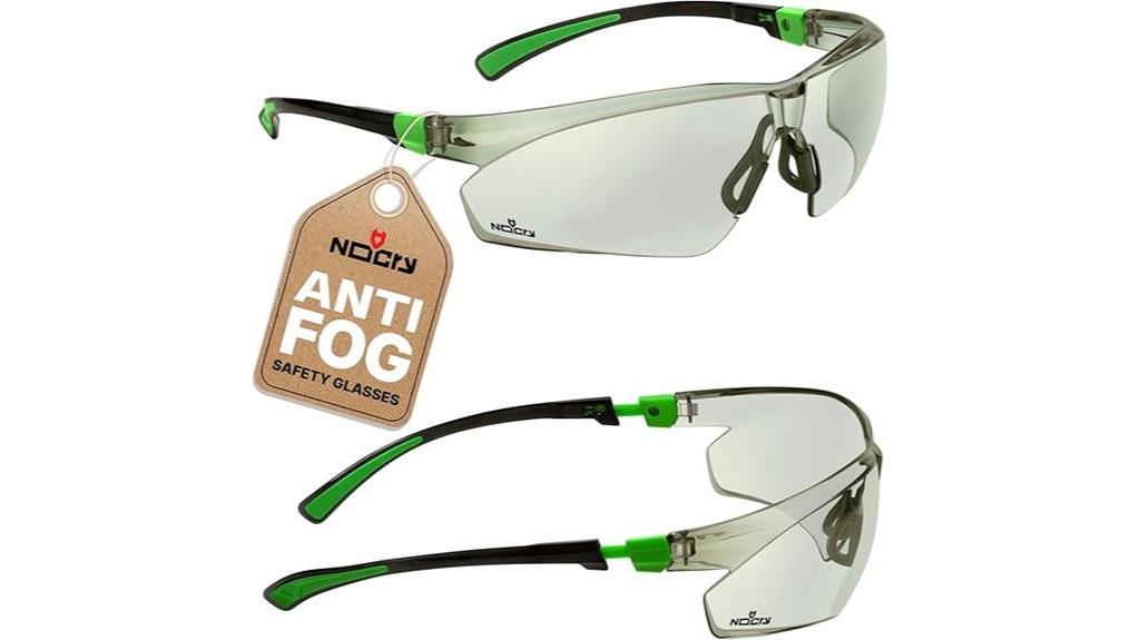 anti fog uv safety glasses