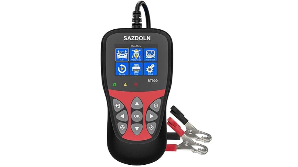 automotive battery testing device