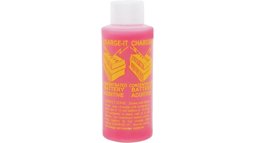 battery additive concentrate dosage