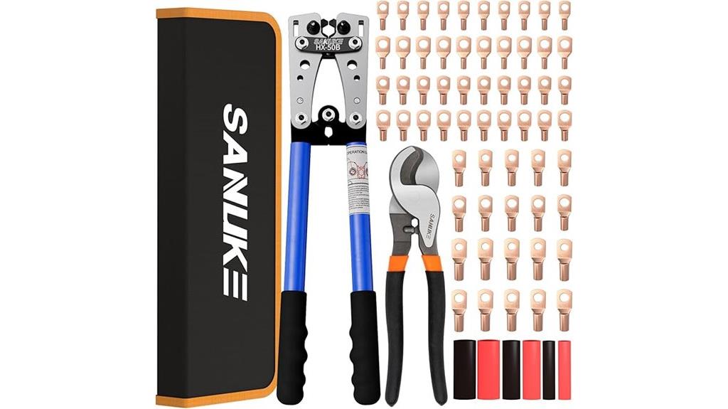 battery cable crimping tool