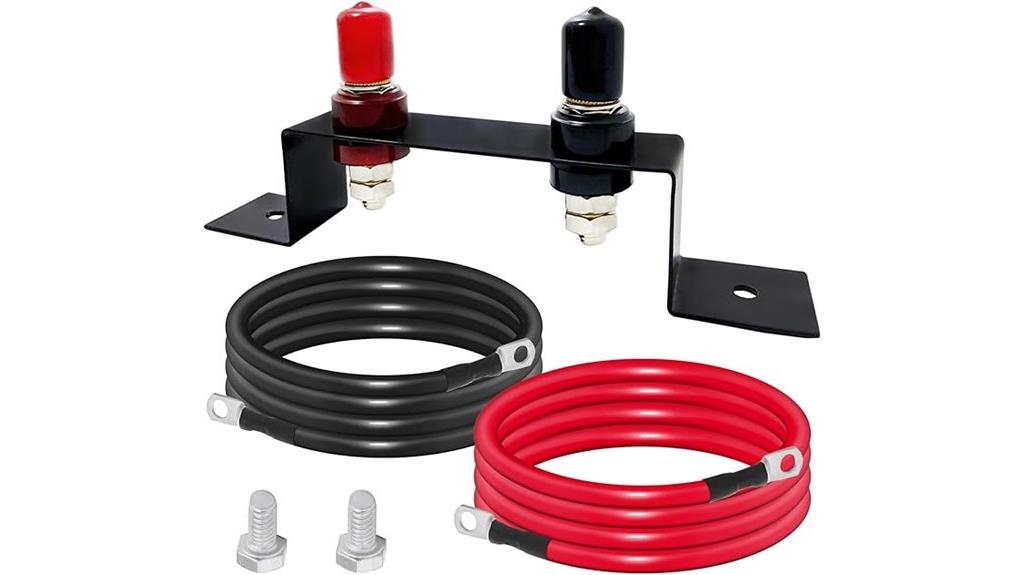 battery kit with remote terminals