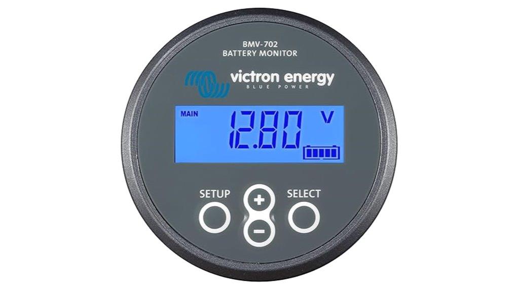 battery monitor with display