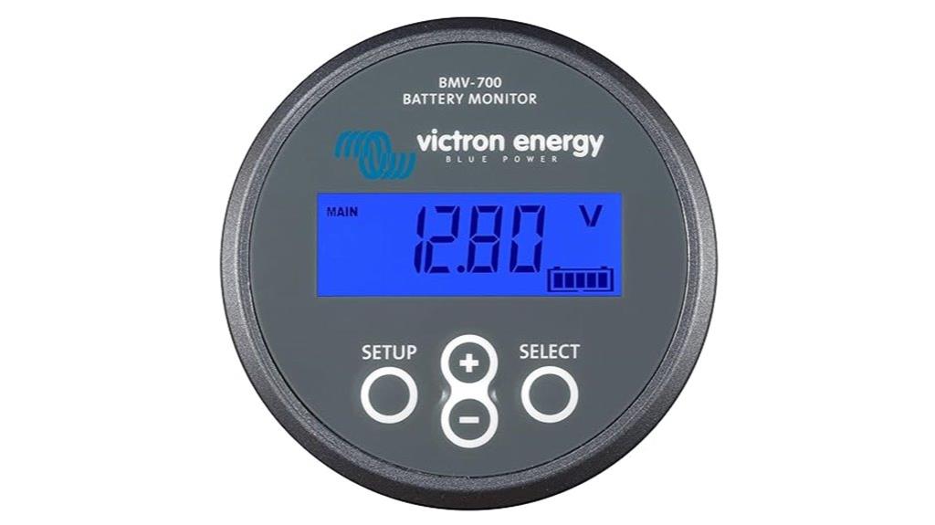 battery monitor with display