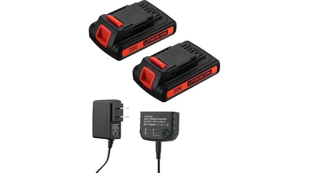 black and decker battery kit