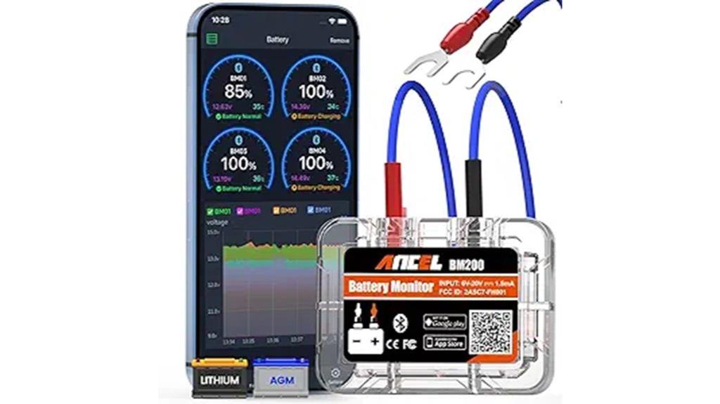 bluetooth car battery tester