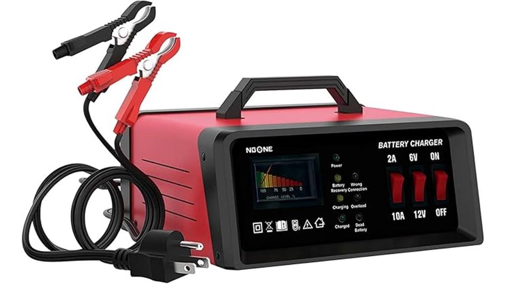 car battery charger specifications