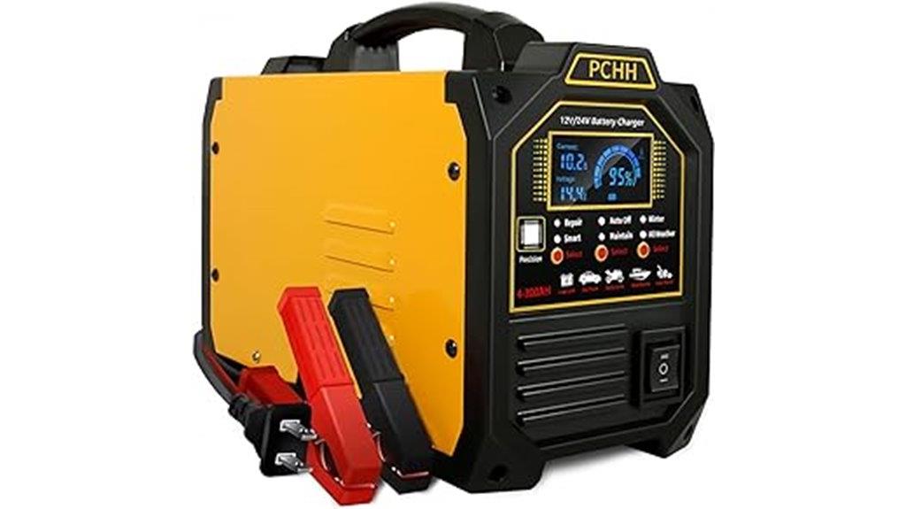 car battery charger winter