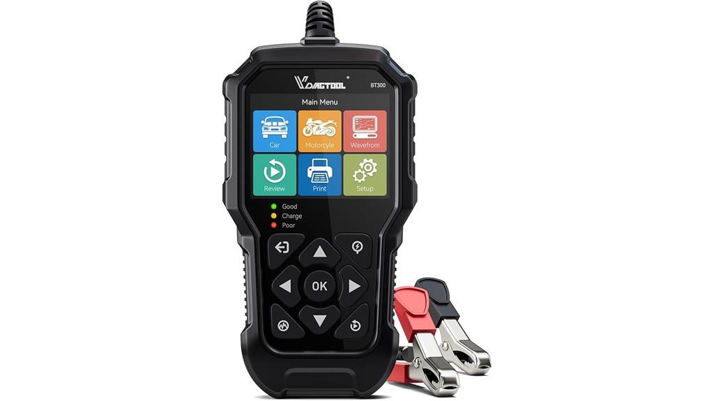 car battery testing device