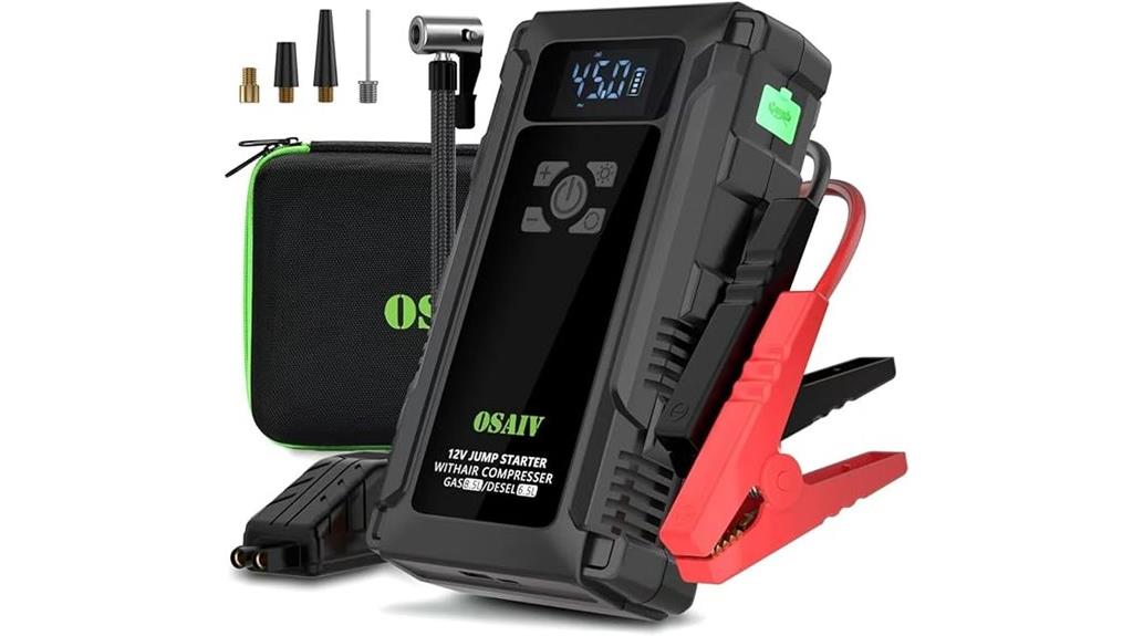 car jump starter compressor