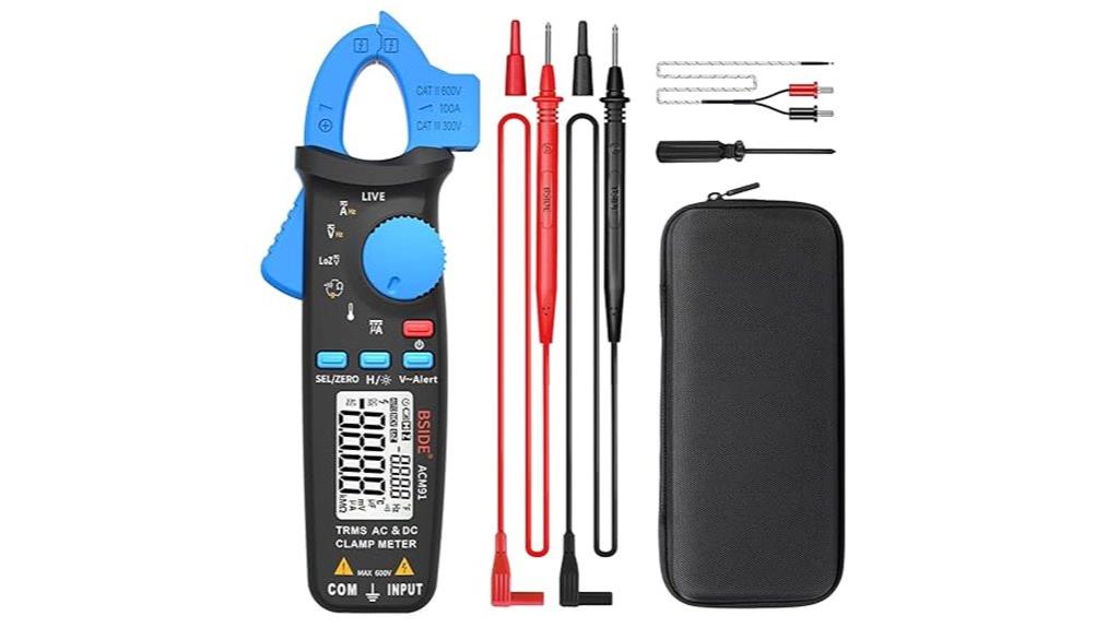 clamp meter with live check
