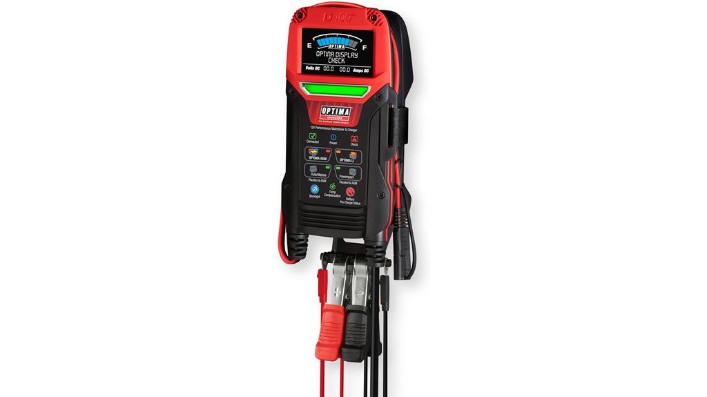 digital 12v battery charger