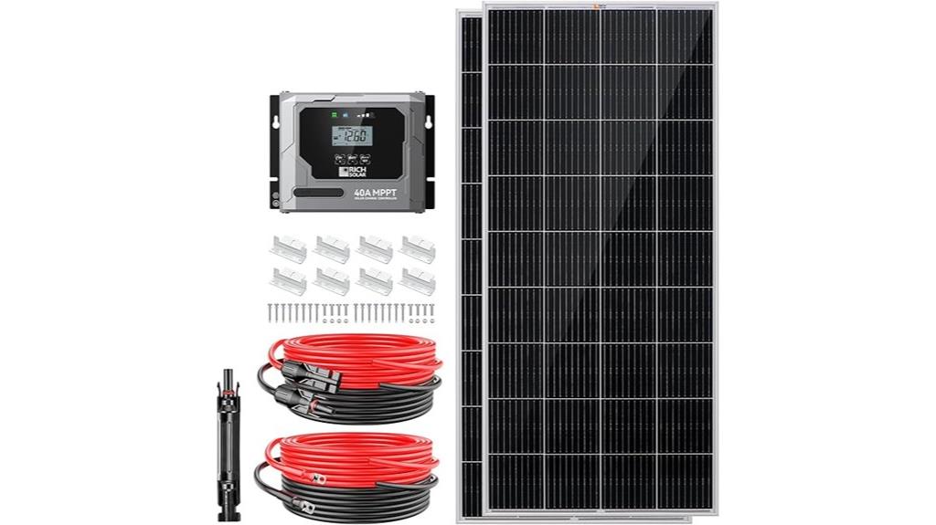 dual 400w solar kits