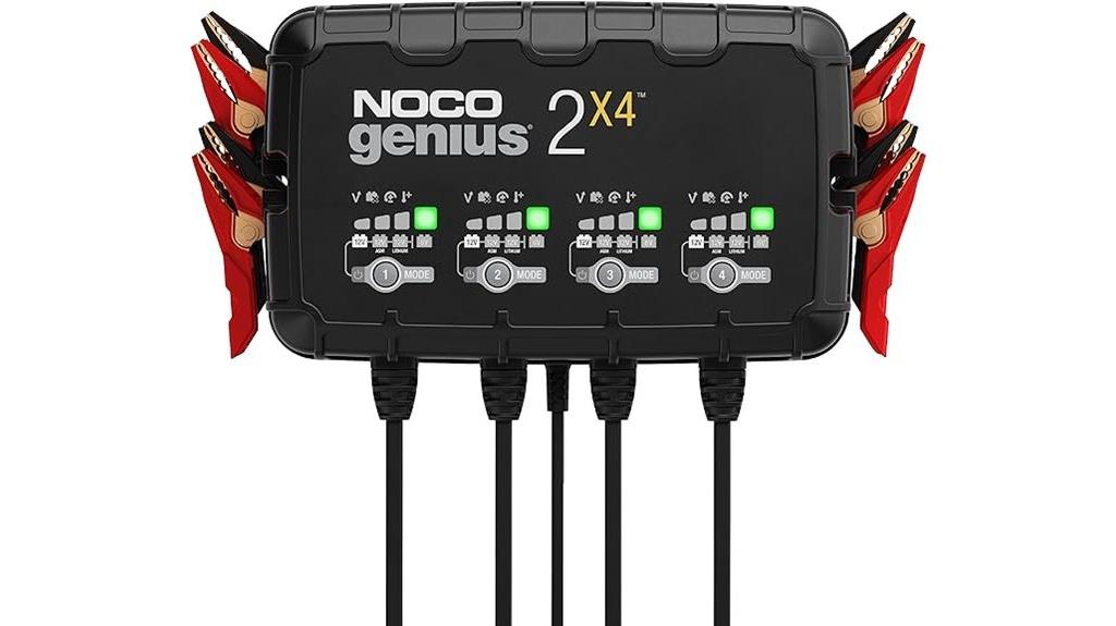 dual bank 2 amp charger
