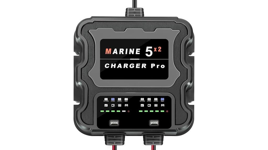 dual bank marine charger