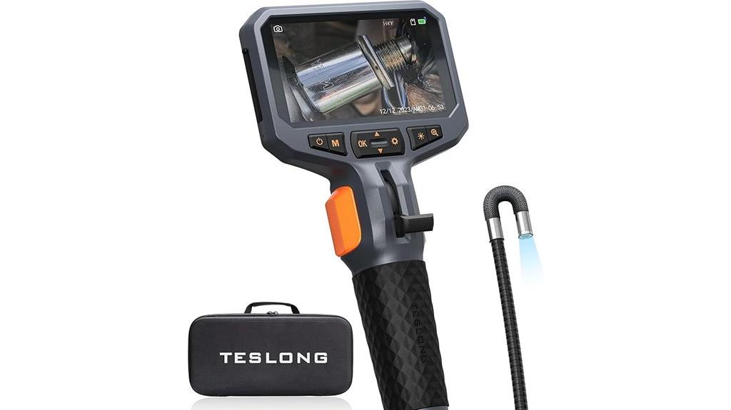 dual direction flexible inspection tool