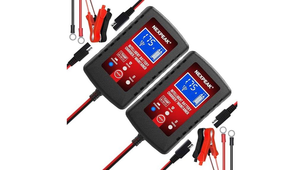 dual voltage battery maintainers