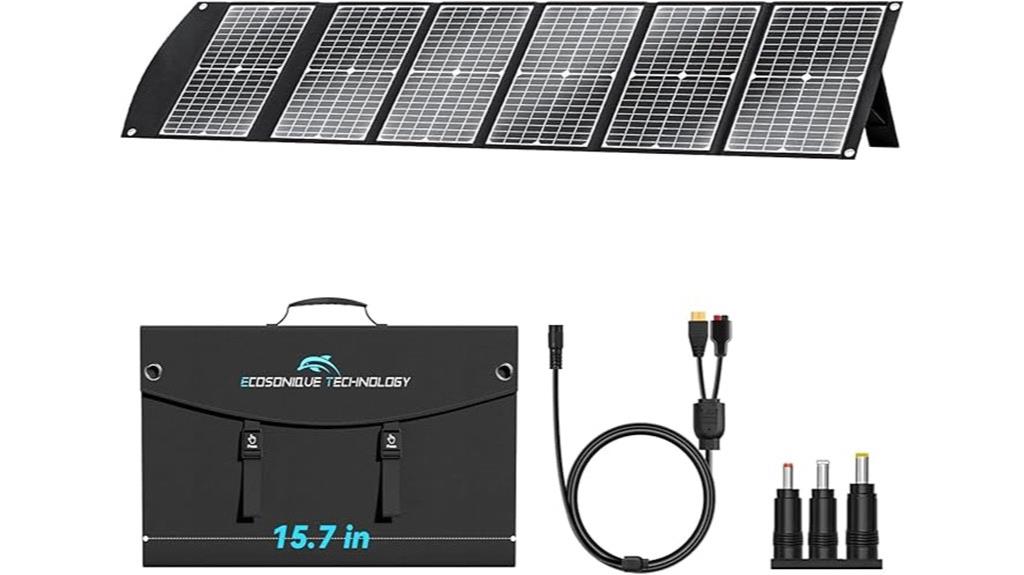 foldable 100w solar charger