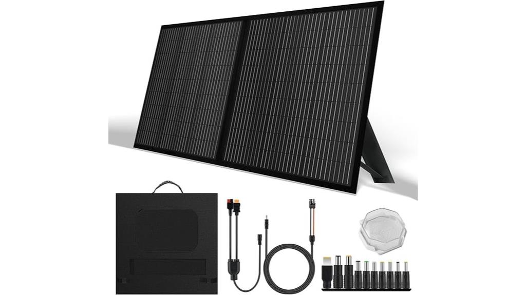 foldable 100w solar panel