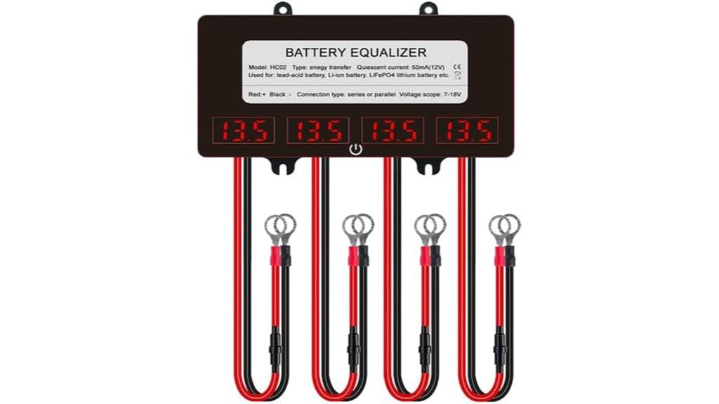 four pack 12v battery equalizers