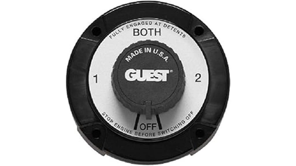 guest battery power switches