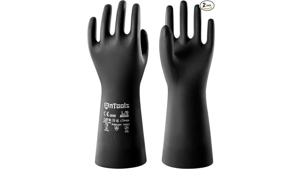 heavy duty chemical resistant gloves