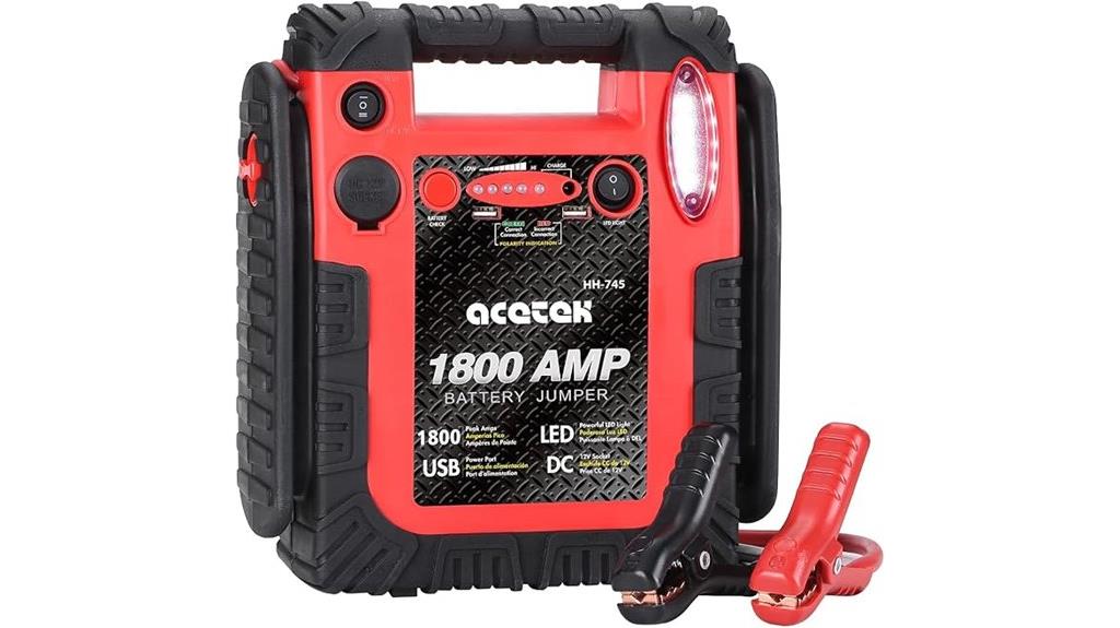 high capacity jump starter