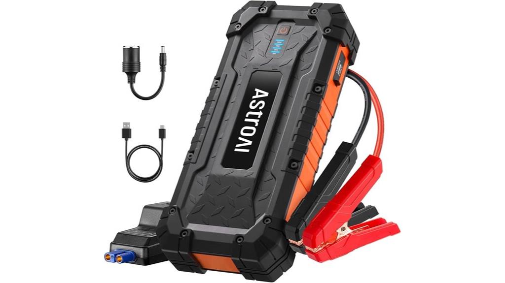 high capacity portable jump starter