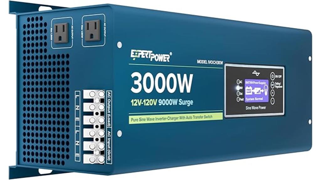 high capacity sine wave inverter