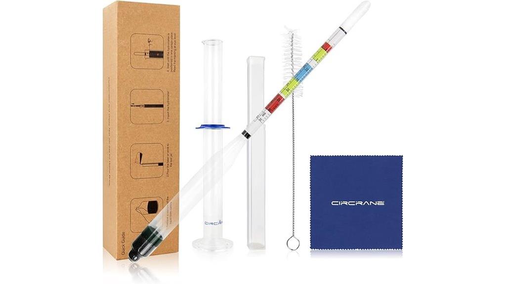 home brewing hydrometer set
