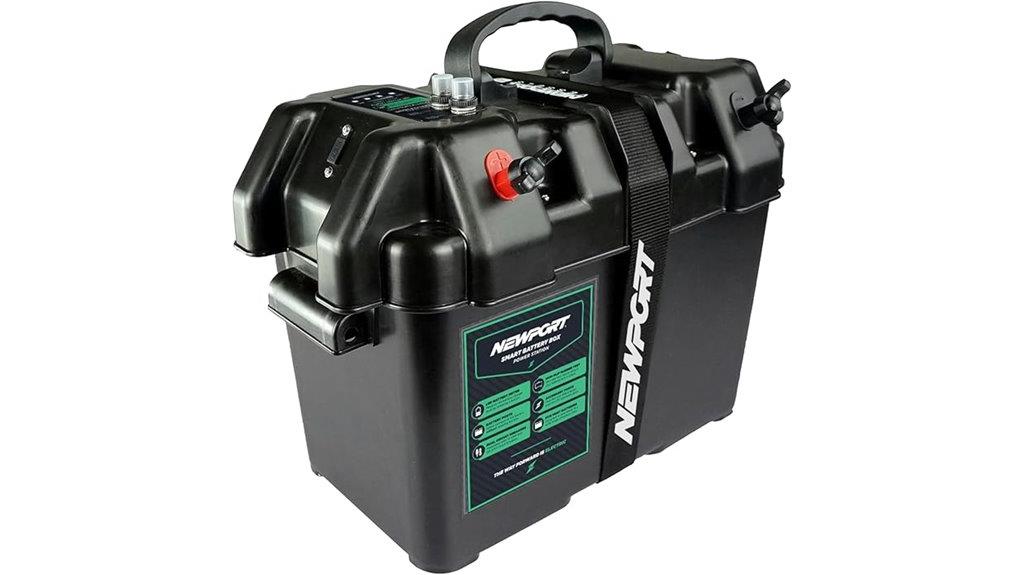 marine trolling battery box
