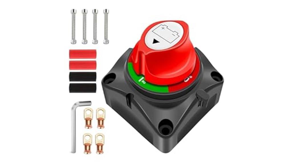 marine vehicle battery switch
