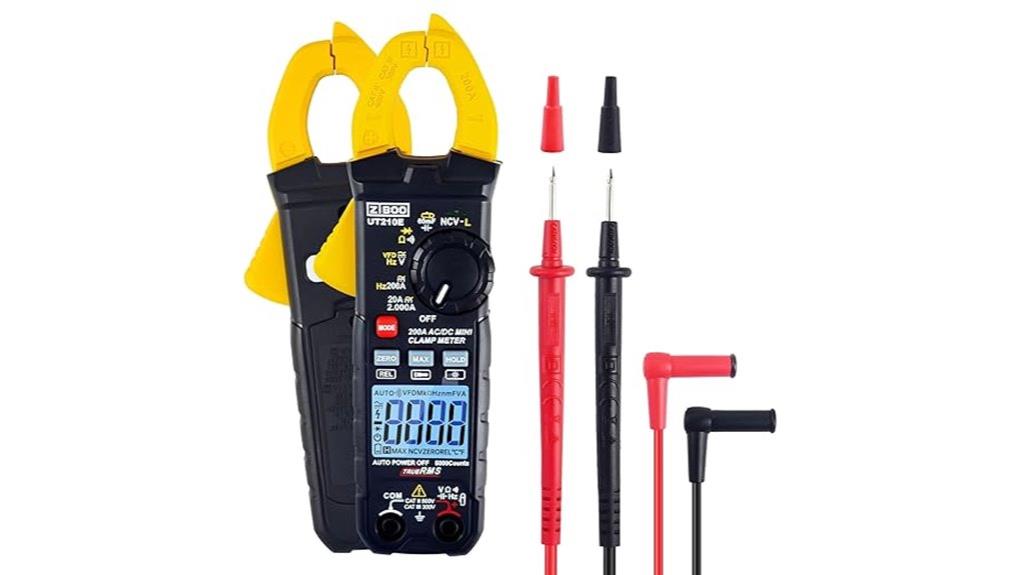 mini clamp meter with true rms